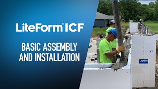 LiteForm ICF Basic Assembly and Installation [upl. by Nnailuj]