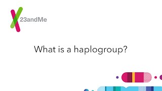 23andMe FAQ What is a haplogroup [upl. by Aihsetan]