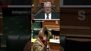 Haka in NZ parliament over contentious treaty bill pakistan currentaffairs pti imrankhan [upl. by Mendel]