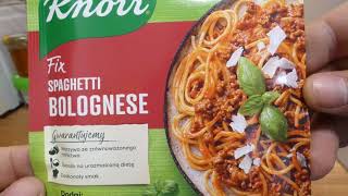 Knorr Fix Spaghetti Bolognese 41g [upl. by Boylston]