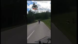 Double Wheelie  BMW 1250 GS [upl. by Aromas492]