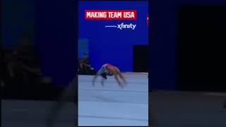 Simone biles height is insane🤯simonebiles tumbling [upl. by Neitsabes]