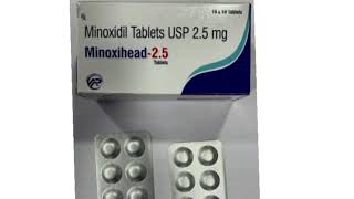 Minoxihead 25 Tablets Minoxidil Tablets USP 25 mg [upl. by Yemirej]