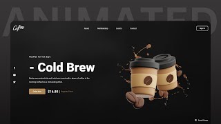 Animating Responsive Website Using HTML And CSS StepbyStep [upl. by Ayatal]