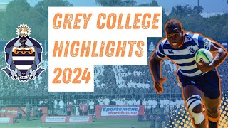 Grey College Rugby Highlights 2024 Best Tries amp Plays 🏉🔥 [upl. by Tyrrell9]