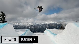 How To Backflip On Skis [upl. by Selima]