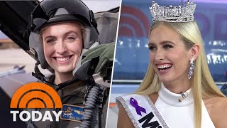 Activeduty US Air Force officer crowned 2024 Miss America [upl. by Love]