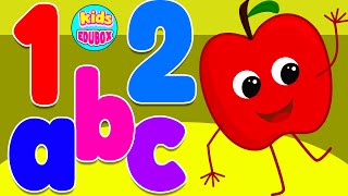 ABC amp 123 Learning Videos For Preschool  ABC And One Two Three  ABC Phonics Song [upl. by Mulford]