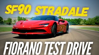 Ferrari SF90 Stradale  test drive at Fiorano [upl. by Lada]