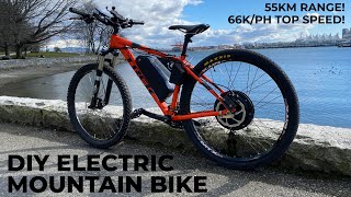 Building a FAST ELECTRIC BIKE With a 1500W Conversion Kit  Trek Mountain Bike [upl. by Oinolopa]