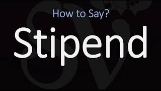 How to Pronounce Stipend 2 WAYS British Vs American English Pronunciation [upl. by Lennox]