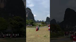 Moon Hill Yangshuo moonhillyangshuo usa travel americanbeach waterfall cafe capcut [upl. by Leong187]