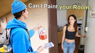 Asking College Students to Paint THEIR Bedroom… [upl. by Intirb17]