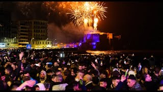 Capodanno a Napoli la lunga notte di festa al Plebiscito [upl. by Jephum]