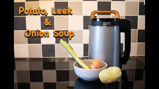 Potato Leek amp Onion Soup In Morphy Richards Soup Maker [upl. by Lesirg747]