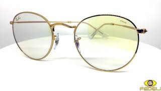 RayBan Round BlueLight Clear Evolve RB3447 9196BL [upl. by Imeka]