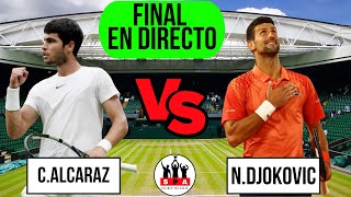 🎾ALCARAZ CAMPEON DE WIBLEDON🎾 FINAL WIMBLEDON EN DIRECTO🔥  LIVE TENNIS NARRANDO EN VIVO [upl. by Adnorrahs47]