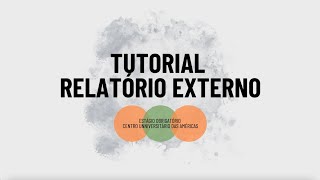 Tutorial Relatório Estagio Externo [upl. by Gad]