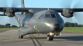 Casa CN235 Armée de lAir  Atterrissage décollage et passage bas à laéroport de Lannion [upl. by Aes]