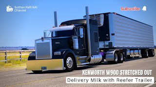 Kenworth W900🚨600HP CAT C15 Acert  Great Dane 53ft Reefer Trailer  American Truck Simulator [upl. by Lyndell643]