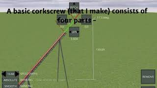 Corkscrew TutorialUltimate Coaster [upl. by Rizzi]