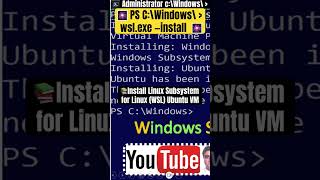 Install Linux Subsystem for Linux WSL Ubuntu VM [upl. by Ogawa]