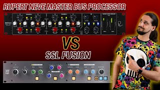 Mastering Processors Battle  SSL Fusion vs Neve Portico Master Bus Processor mastering ssl neve [upl. by Marcia]