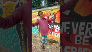 never be afraid rikshawala englishspeaking graffiti shorts foryou viralvideo love [upl. by Bittencourt]