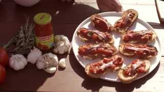 GrandItalia Sugocasa Recept Crostini [upl. by Lucy]