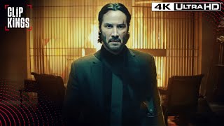 John Shoots the Priest Burning The Vault Scene  John Wick 4K Ultra HD [upl. by Zingg]