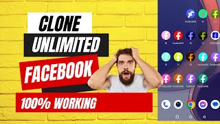 Facebook App Cloning Method 2024  Unlimited Clone App  Without app cloner [upl. by Comfort]