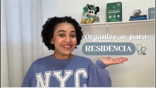 Como organizar os estudos para residência multiprofissional contei tudo 📚🩺 [upl. by Ancilin]