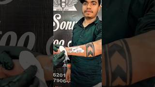 🫴Roshani Naam ka tattoo 😍😍🫴 sweety lovelytatoovairalshort trendingvideo [upl. by Albina]