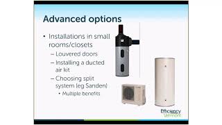 Heat Pump Water Heater presentation recorded for EEN [upl. by Sitnalta]