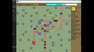 Tower Defense Game for an insemester Java Project [upl. by Eeryk]