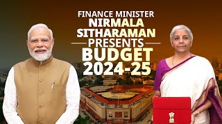 Budget 2024 Live FM Nirmala Sitharaman presents Budget 202425 in the Parliament [upl. by Ailana544]