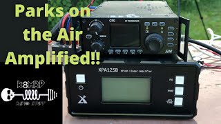 Xiegu XPA125B Ham Radio Amplifier portable Parks on the Air [upl. by Calla]