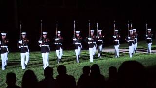 Marine Silent Drill Team  Dropped Rifle 6132014 [upl. by Stefano]