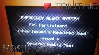 KBSX Required Weekly Test with Trilithic EASyPLUS Relay 082522 EAS381382 [upl. by Aenad]