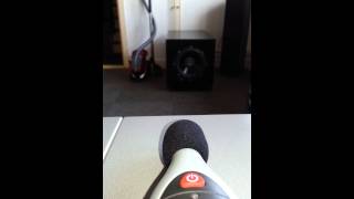 Magnat XTC 1200 Subwoofer playing loud [upl. by Sharla718]