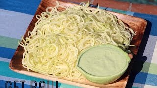 GET RAWFideos con Salsa de Aguacate para Reemplazar la Cena [upl. by Buchanan]