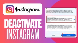 How To Deactivate Instagram [upl. by Eerb667]