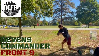 New England Disc Golf Championship 2024 Course Preview  Devens  The Commander F9 [upl. by Eynobe]