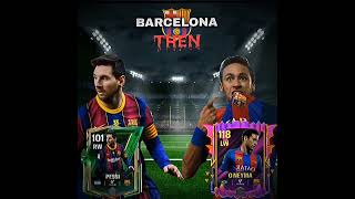 Barca Now Vs Then ☠ fc25 fifamobile barcelona football fcmobile [upl. by Alfons]