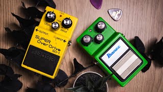 Boss SD1 vs Ibanez TS9 [upl. by Arayt788]