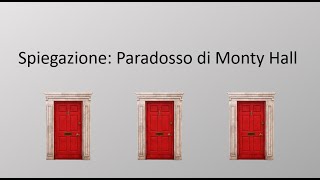 Spiegazione del paradosso di Monty Hall [upl. by Eilyk]