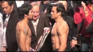 Weighin Manny Pacquiao vs Juan Manuel Marquez 4 WEIGH IN  FightFancom [upl. by Kameko]