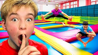 Kids vs Adults TRAMPOLINE PARK CHALLENGE  Dhar Mann IRL [upl. by Yvor]