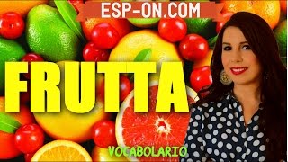 Italian Lesson 15  Fruit Vocabulary [upl. by Airotna946]