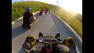 Full Course Skyline Luge Calgary Alberta [upl. by Procto]